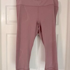 GapFit High Rise Power Cropped Leggings Pink XL